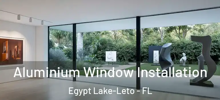 Aluminium Window Installation Egypt Lake-Leto - FL
