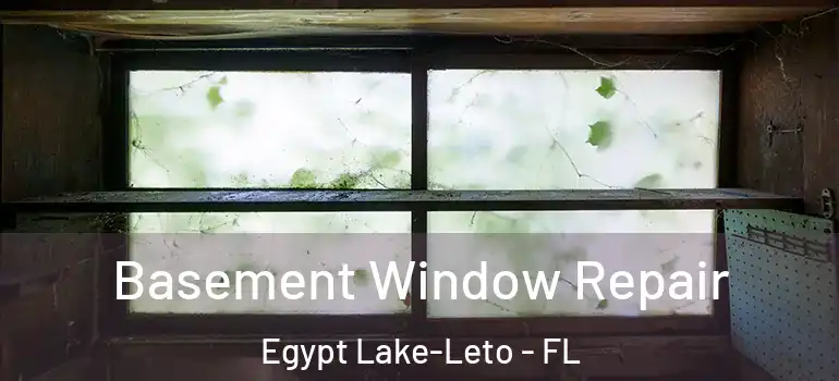  Basement Window Repair Egypt Lake-Leto - FL