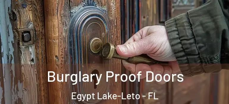 Burglary Proof Doors Egypt Lake-Leto - FL