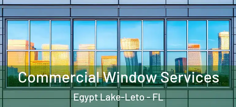 Commercial Window Services Egypt Lake-Leto - FL
