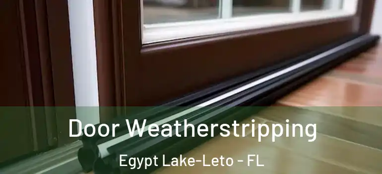  Door Weatherstripping Egypt Lake-Leto - FL