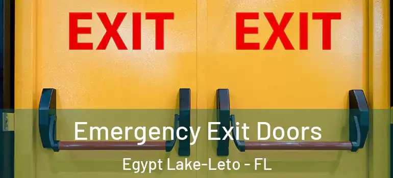  Emergency Exit Doors Egypt Lake-Leto - FL