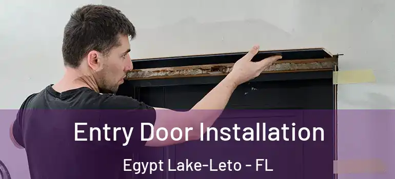  Entry Door Installation Egypt Lake-Leto - FL