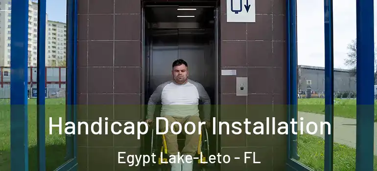 Handicap Door Installation Egypt Lake-Leto - FL