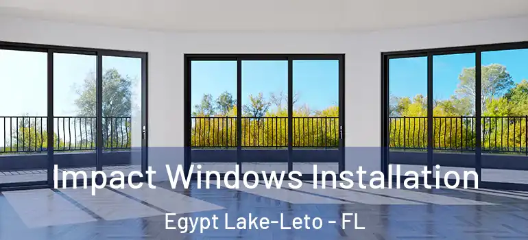  Impact Windows Installation Egypt Lake-Leto - FL
