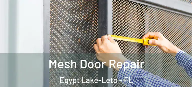 Mesh Door Repair Egypt Lake-Leto - FL