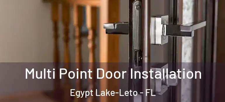 Multi Point Door Installation Egypt Lake-Leto - FL