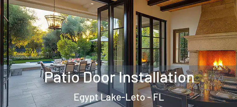Patio Door Installation Egypt Lake-Leto - FL