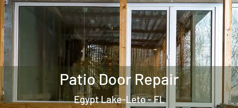 Patio Door Repair Egypt Lake-Leto - FL