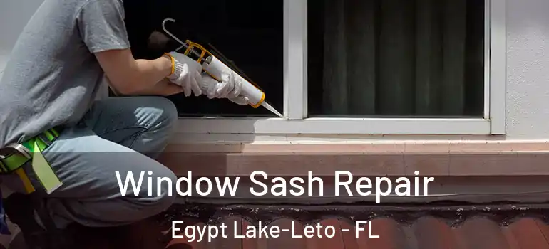  Window Sash Repair Egypt Lake-Leto - FL