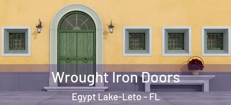 Wrought Iron Doors Egypt Lake-Leto - FL